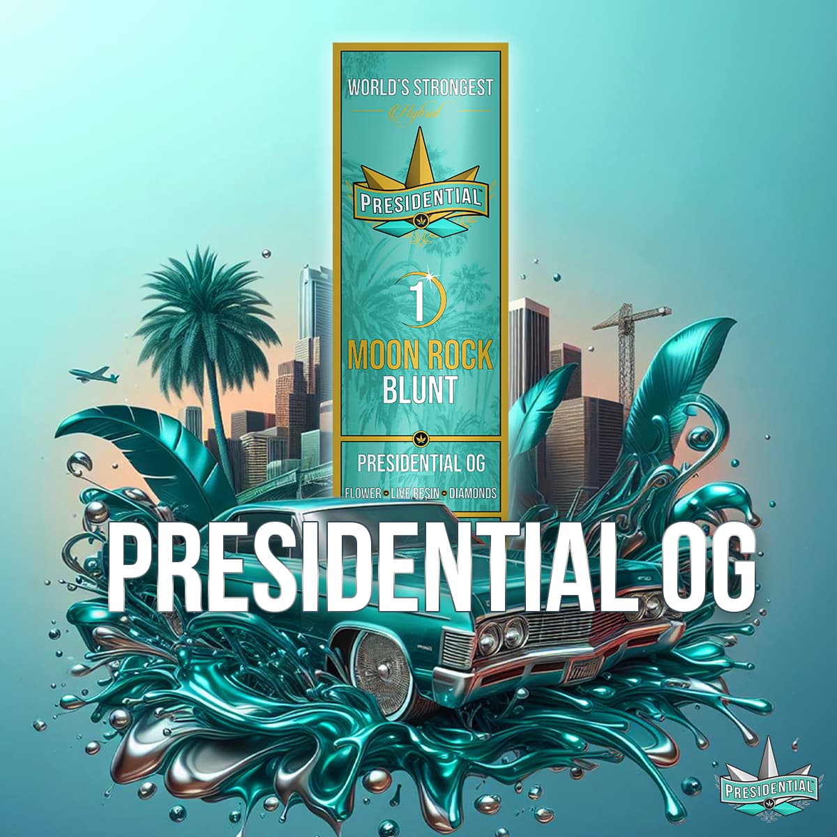 Presidential OG Moon Rock blunt