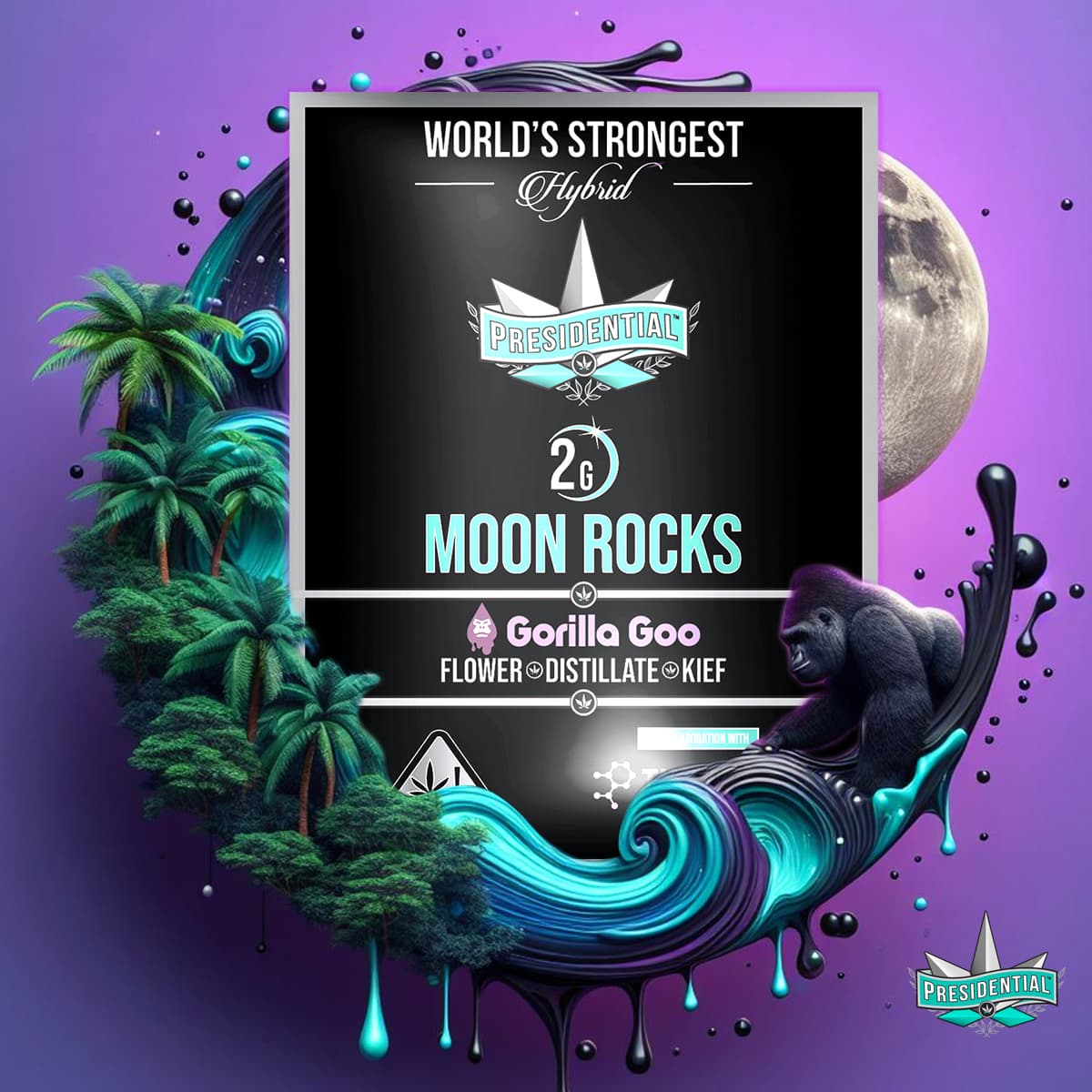 Gorilla Goo Moon Rocks product packaging