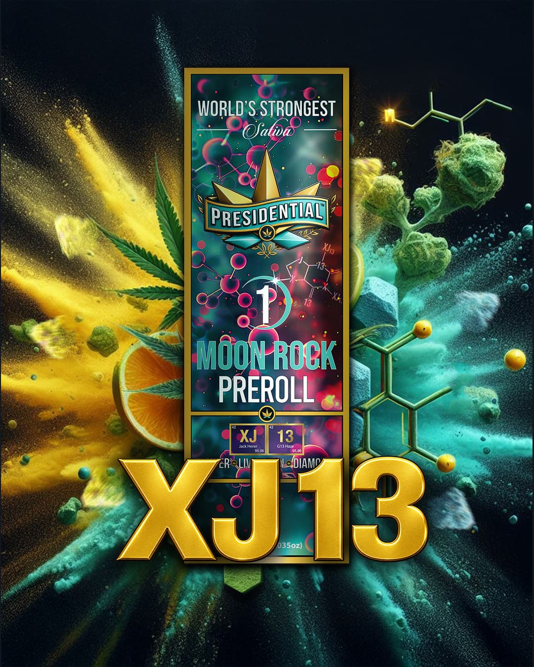 XJ-13 Presidential preroll product graphic